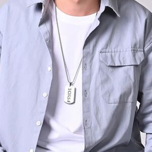 Rainbow Pride NWOT Stainless Steel Necklace